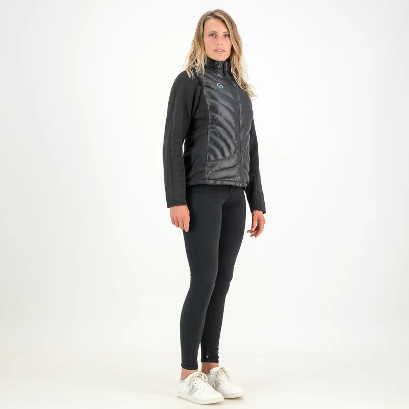 Høgge Verwarmde Dames Bodywarmer Gløde Zwart (open box)