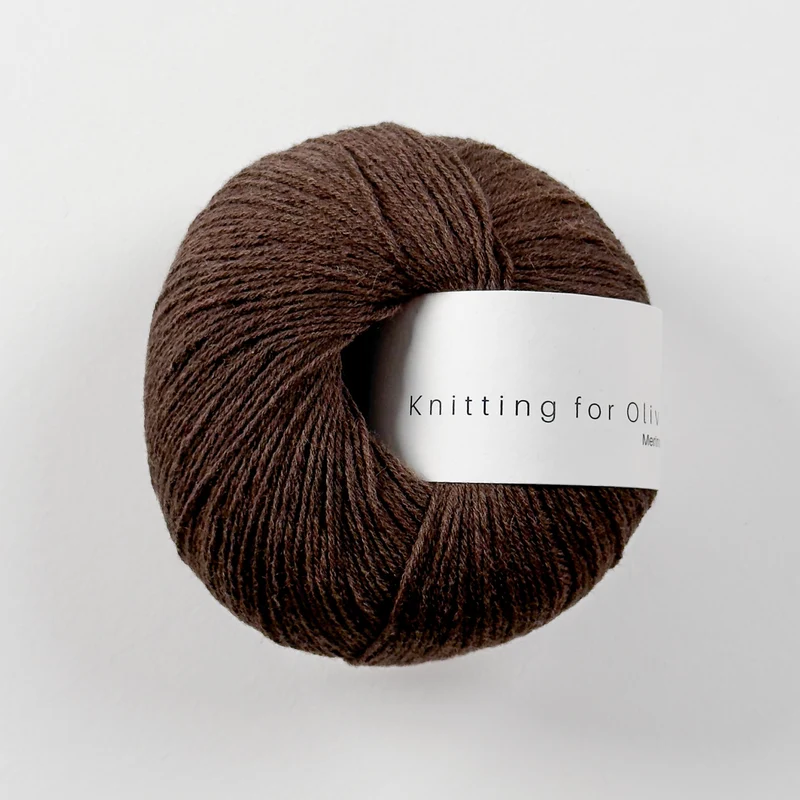 Knitting for Olive Merino - Chocolate