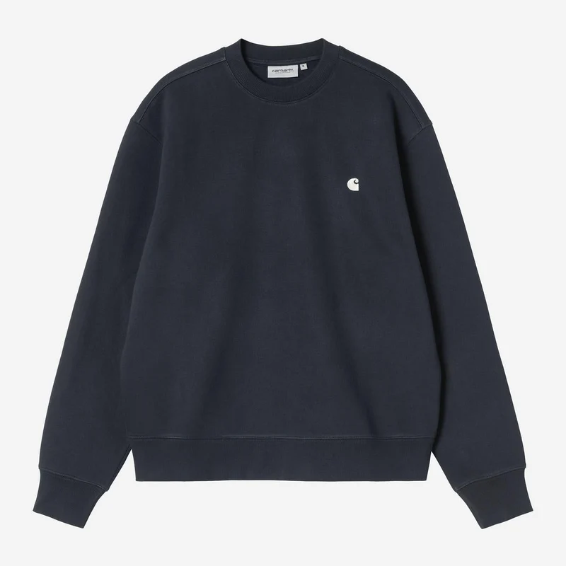 Carhartt WIP Heren Mack Sweatshirt | Donkerblauw Wax