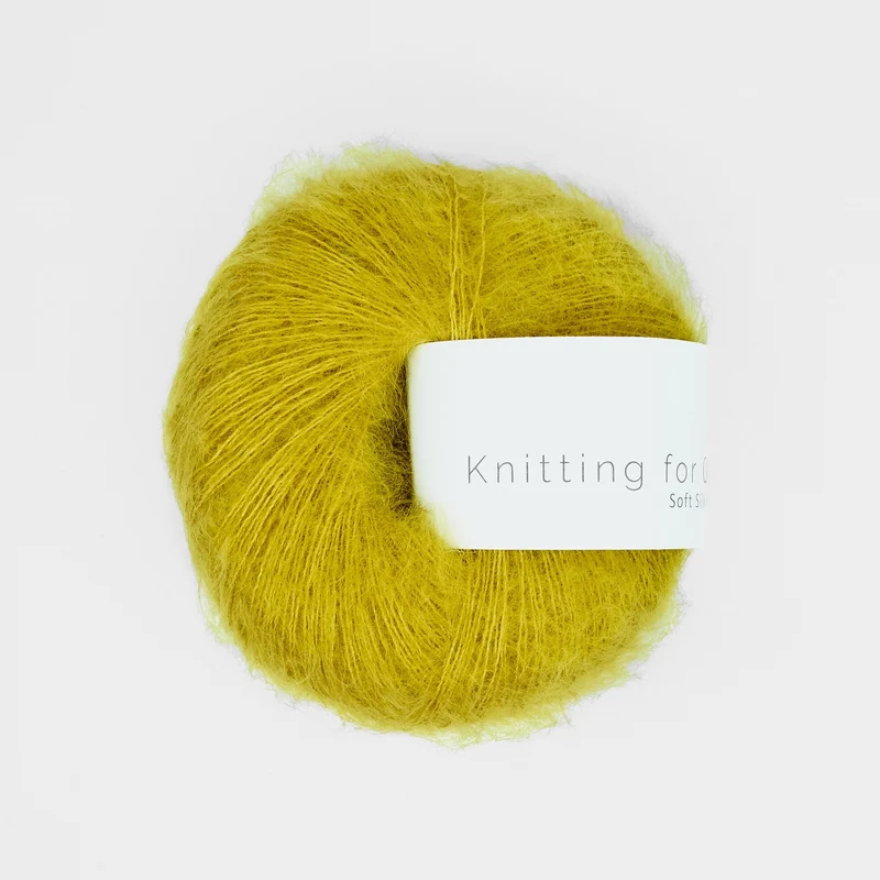 Knitting for Olive Soft Silk Mohair - Umami Yellow