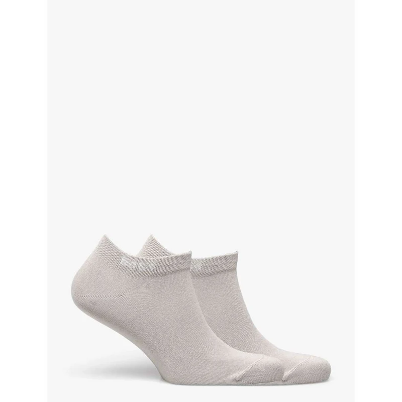 Logo Bamboe Sneakersokken 2-pack