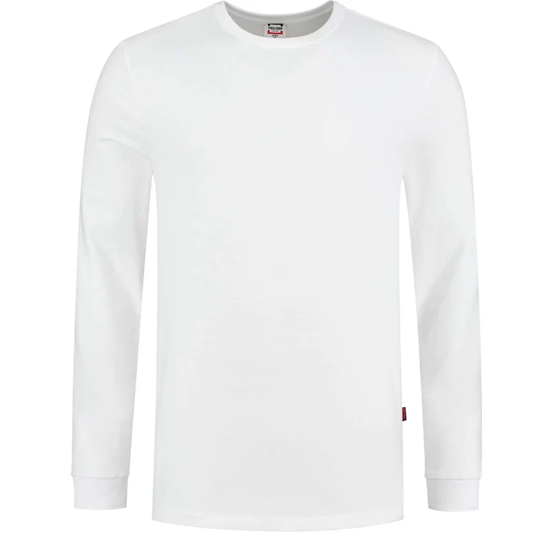 Tricorp T-shirt lange mouw 60°C wasbaar 101015 wit