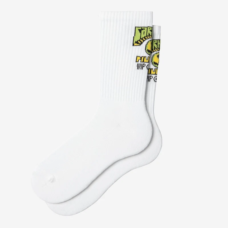Carhartt WIP Mens Pinball Sokken | Wit