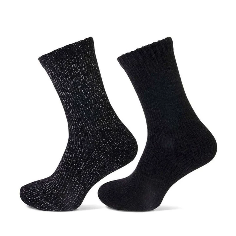 Chenille & Glitter Huissokken