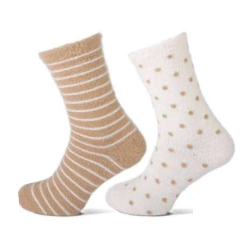Streep & Nop Huissokken Dames 2-pack