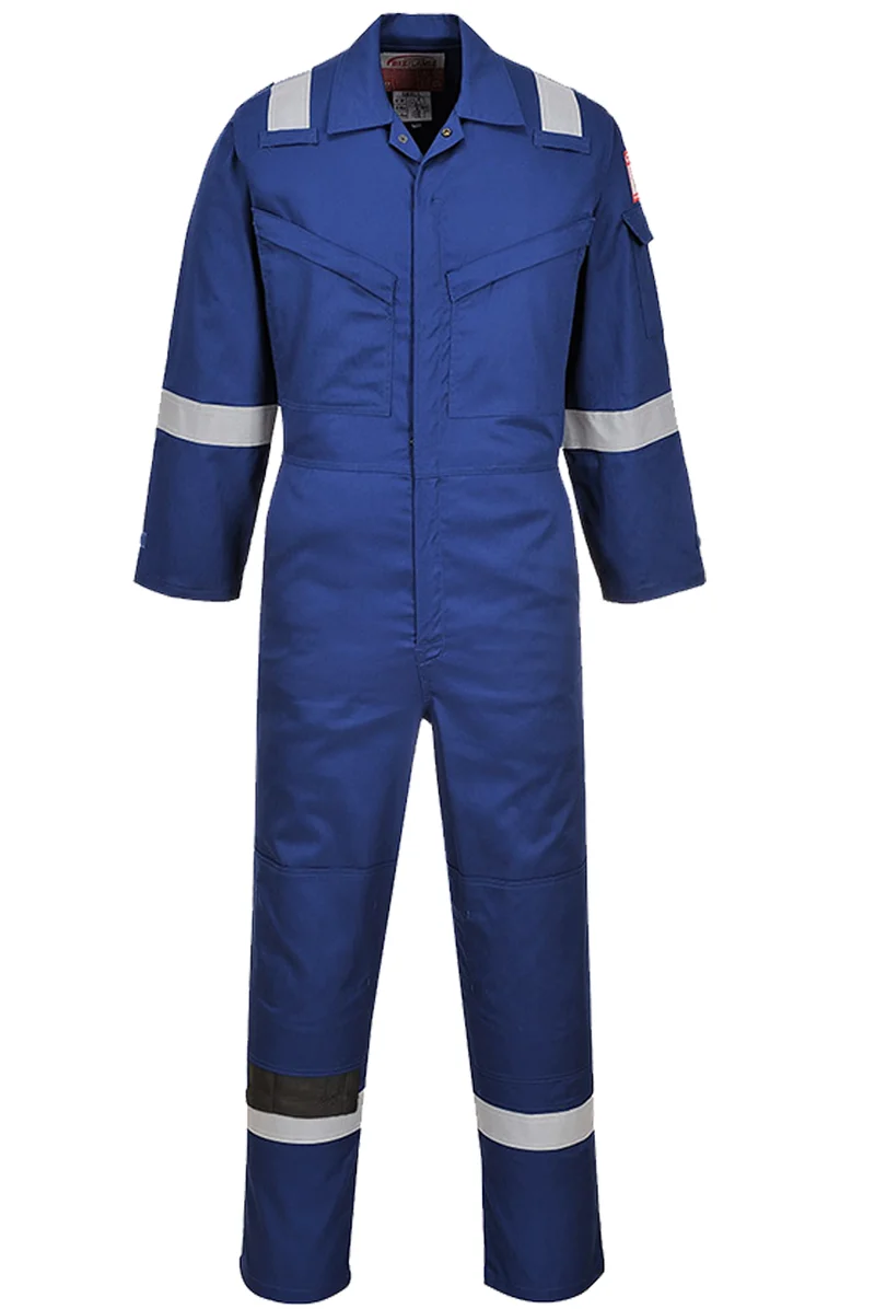 Overall Vlamvertragend antistatisch lichtgewicht FR21 blauw