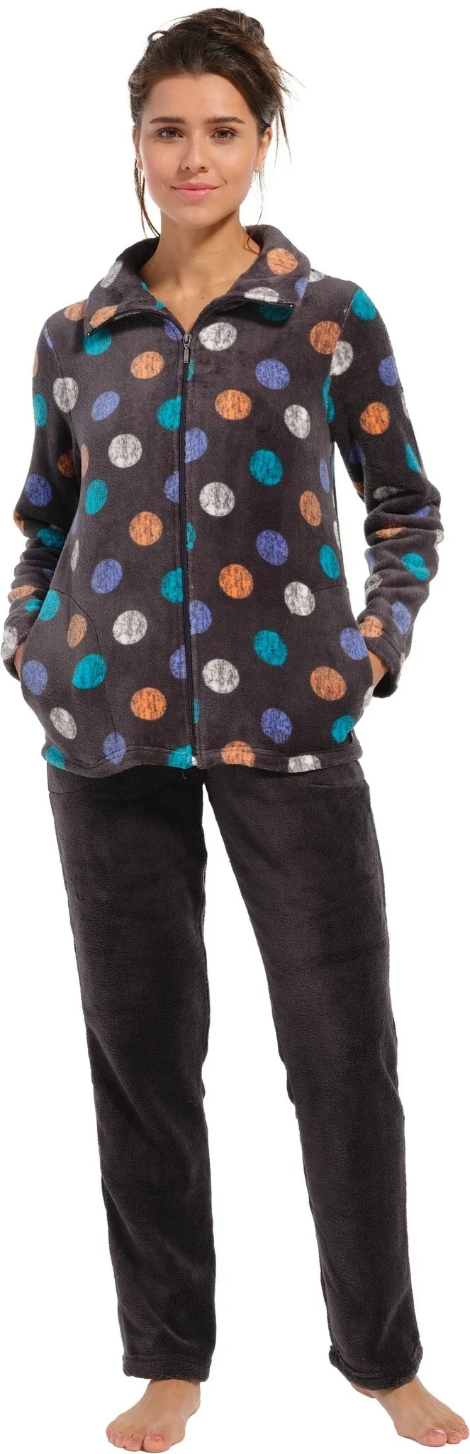 Rebelle dames huispak - Fleece - Coloured Dots