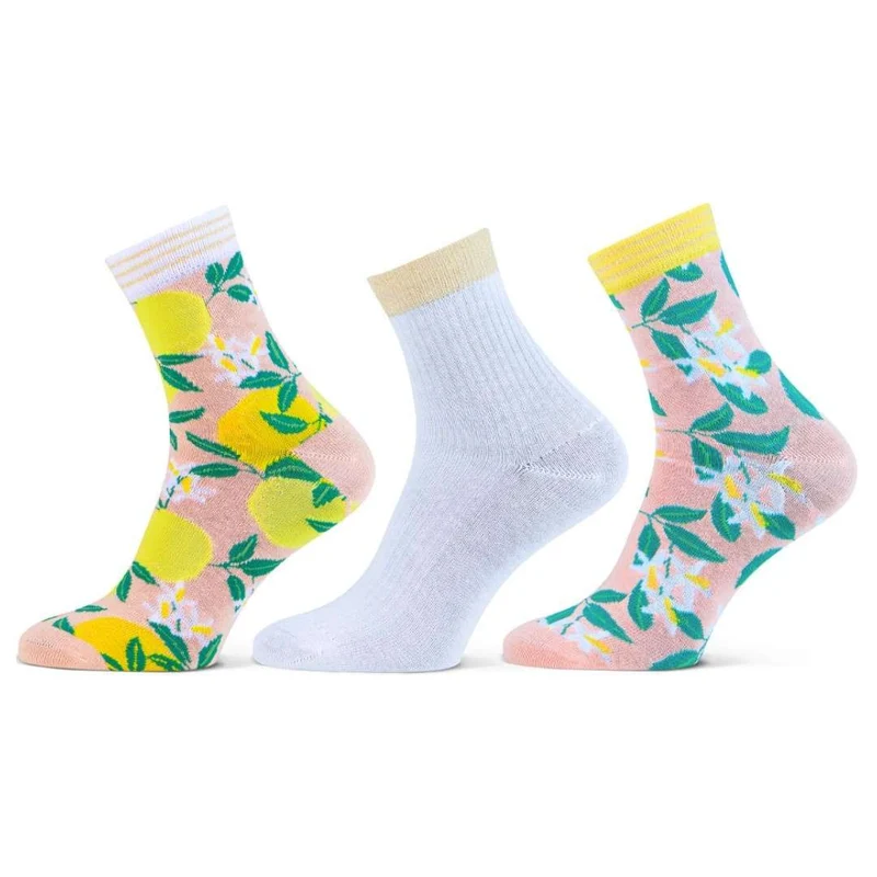 Lemon Korte Sokken Dames 3-pack