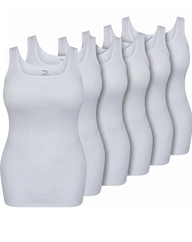 Beeren 6-pack Carola singlet hemden dames
