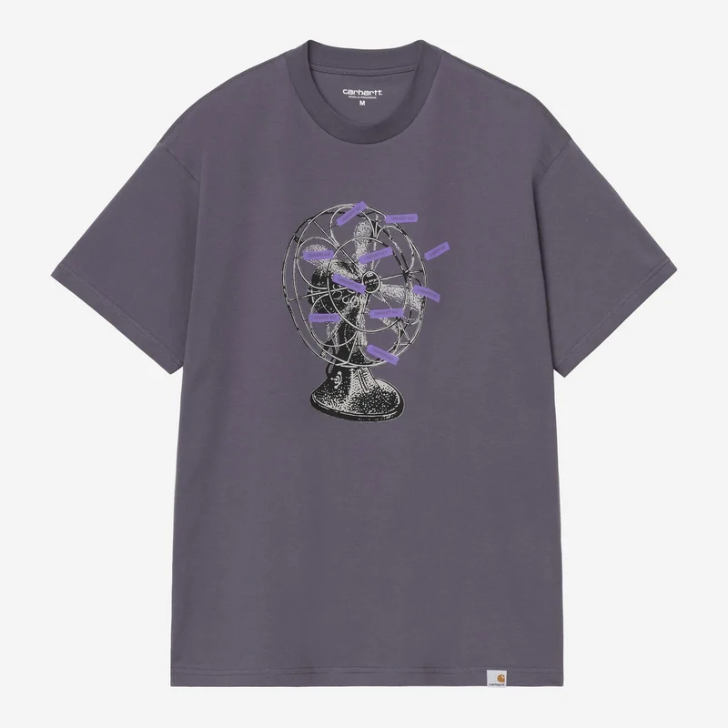 Carhartt WIP Heren Fan T-shirt | Shady Purple
