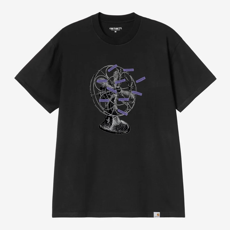 Carhartt WIP Heren Fan T-shirt | Zwart