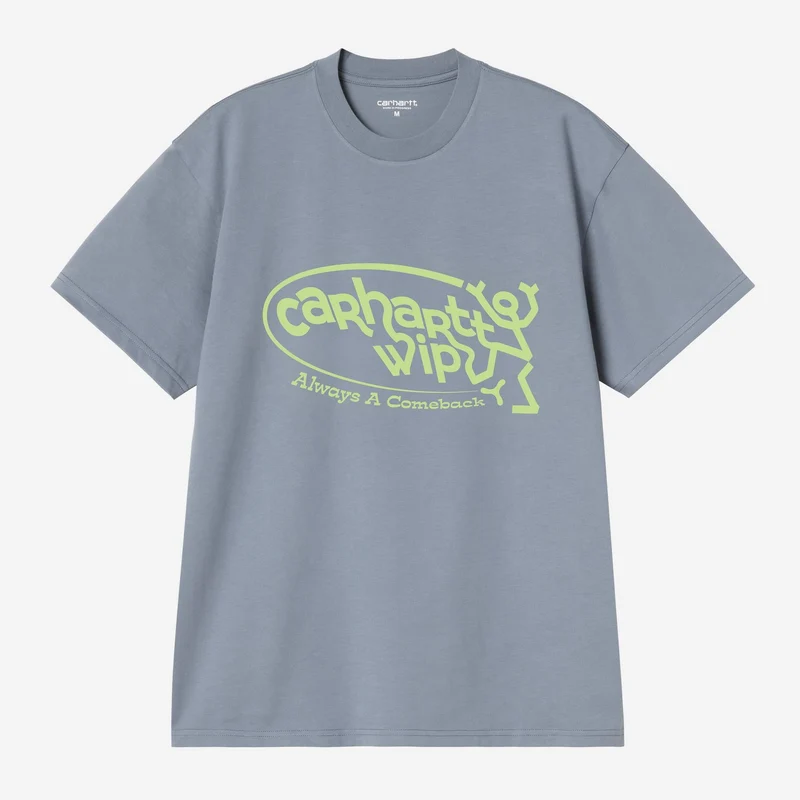 Carhartt WIP Heren T-shirt "Always a Come Back" | Schaduwblauw