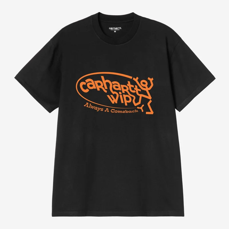 Carhartt WIP Heren T-shirt "Always a Come Back" | Zwart