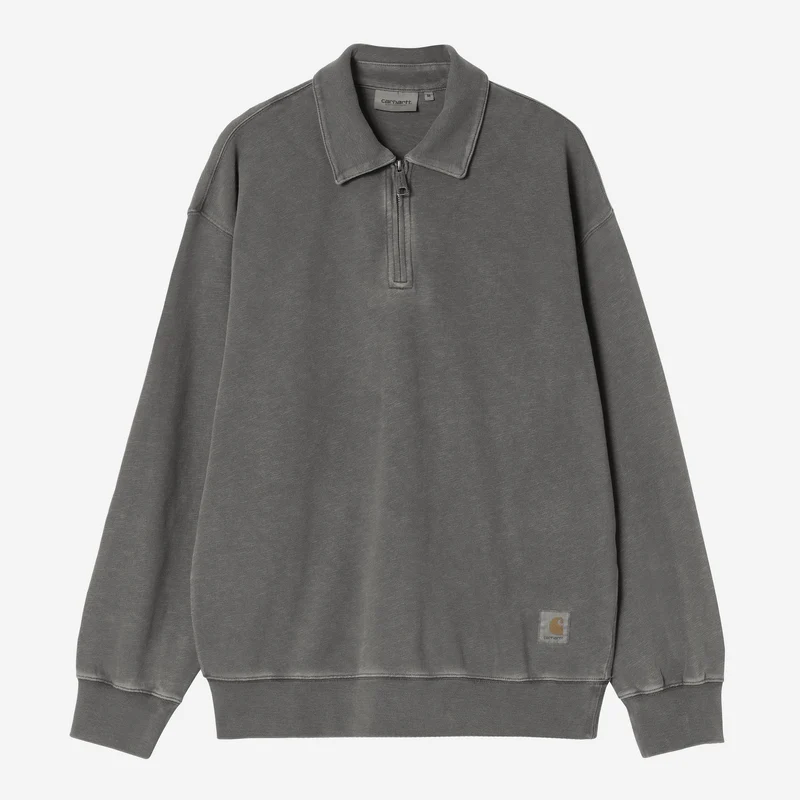 Carhartt WIP Harper poloshirt voor heren | Zwart, geverfd