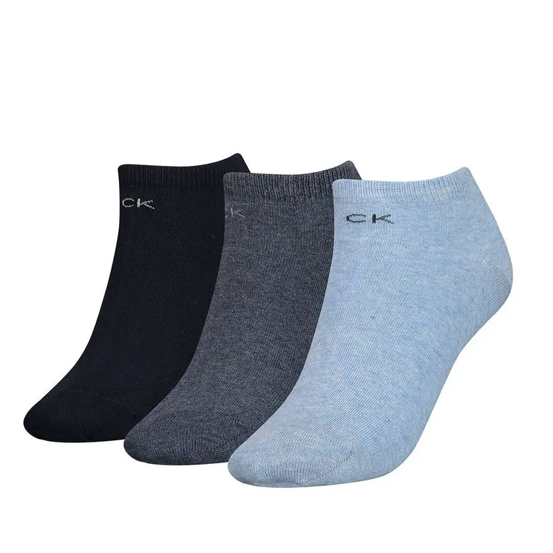 Effen Sneakersokken Dames 3-pack