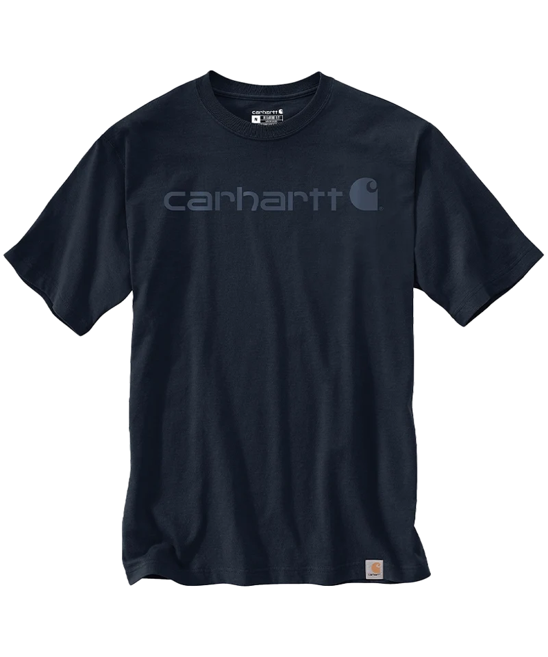 Carhartt Dearborn Relaxed Logo T-Shirt navy