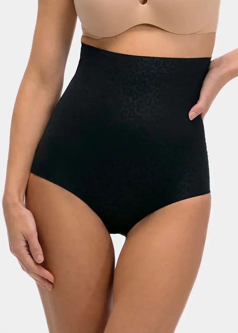 Magic hoge corrigerende naadloze slip Hi-Brief Leopard