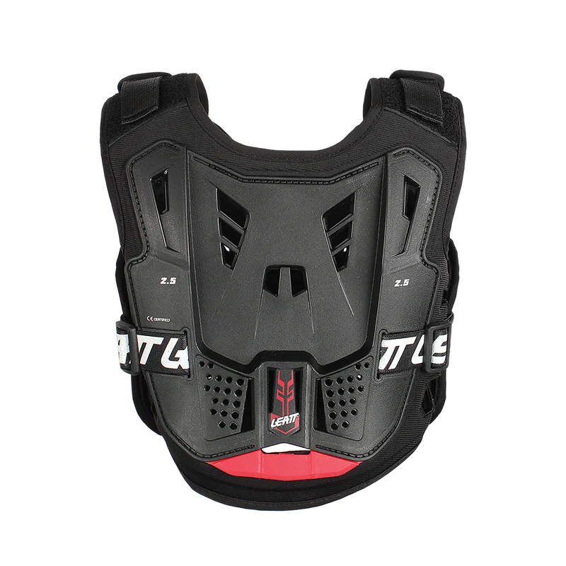 Leatt 2.5 Mini Junior Borstbeschermer Zwart en rood