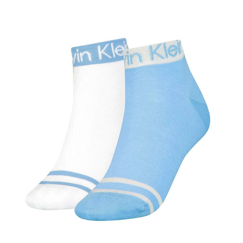 Logo Quarter Sokken Dames 2-pack