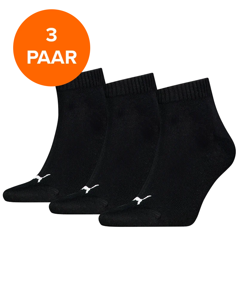 Puma quarter sokken 3-pack