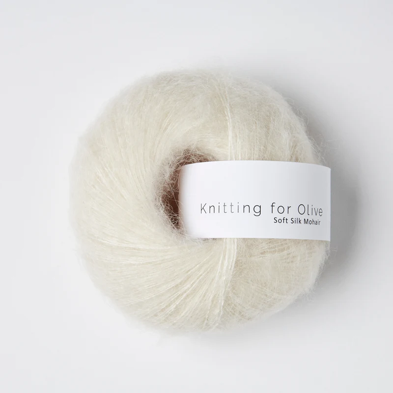 Knitting for Olive Soft Silk Mohair - Cream