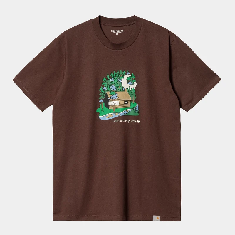 Carhartt WIP Heren Cabin T-shirt met korte mouwen - Ale