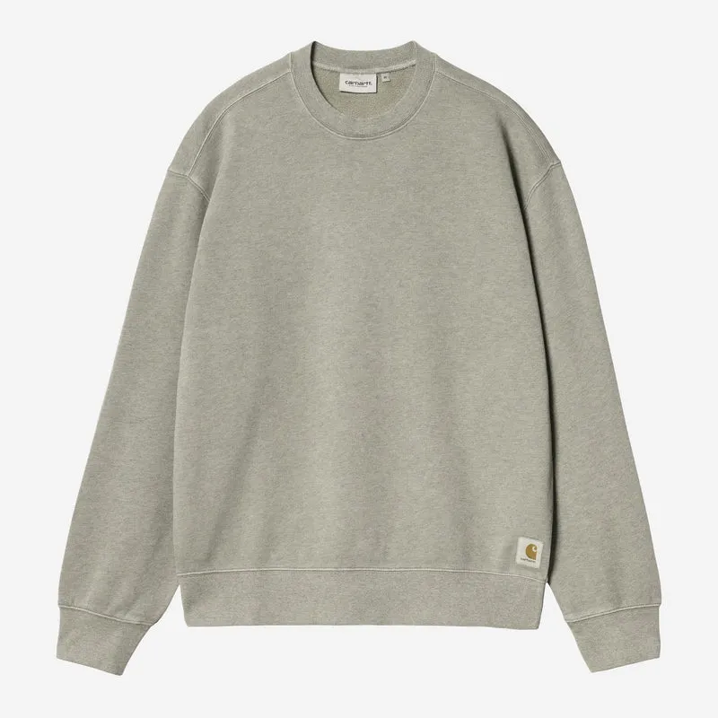 Carhartt WIP Heren Caspian Sweatshirt | Schaduwgroen gemêleerd, geverfd