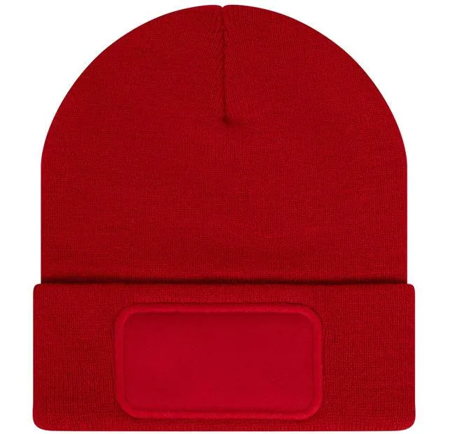 Muts met Patch Back To Basics rood