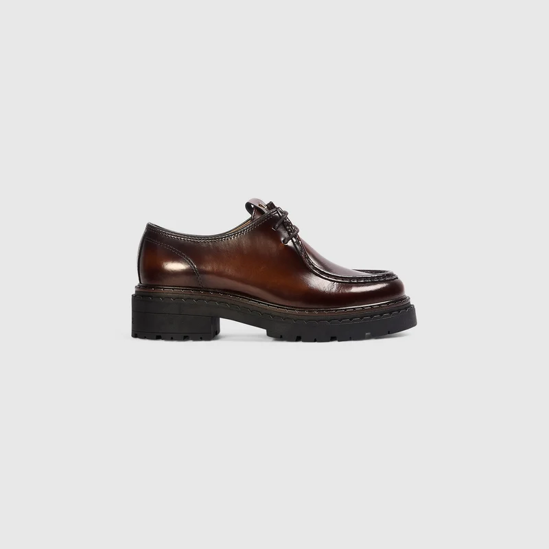 Etta Veter Chunky Loafers - Tan