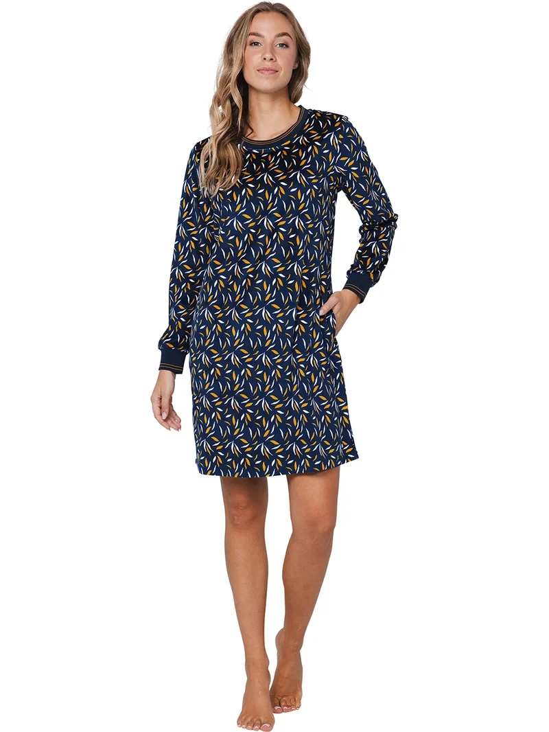 Pastunette Fleece dames nachthemd - Moonlite