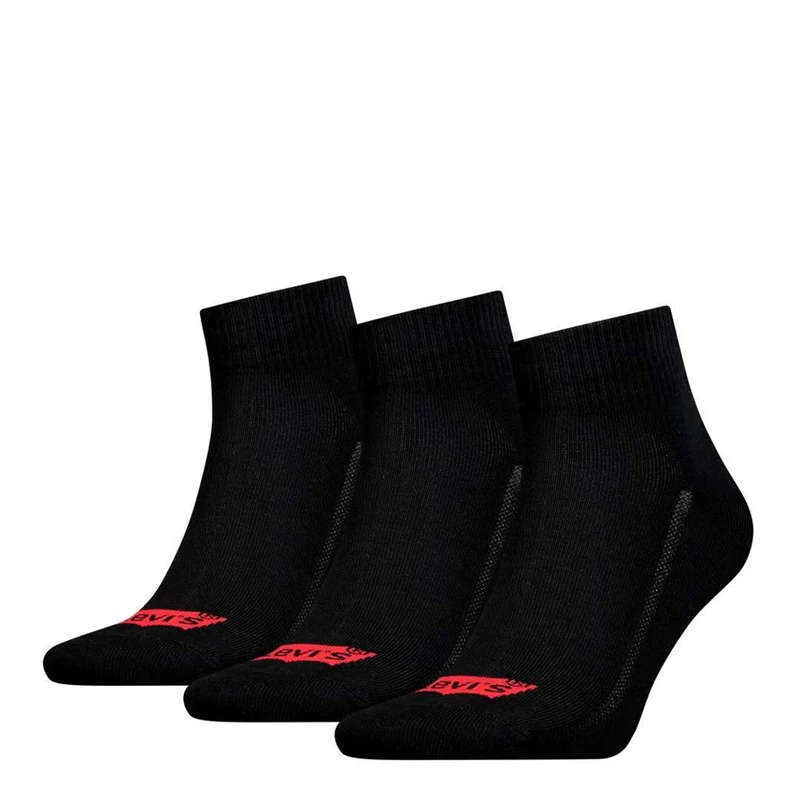 Batwing Quarter Sokken 3-pack