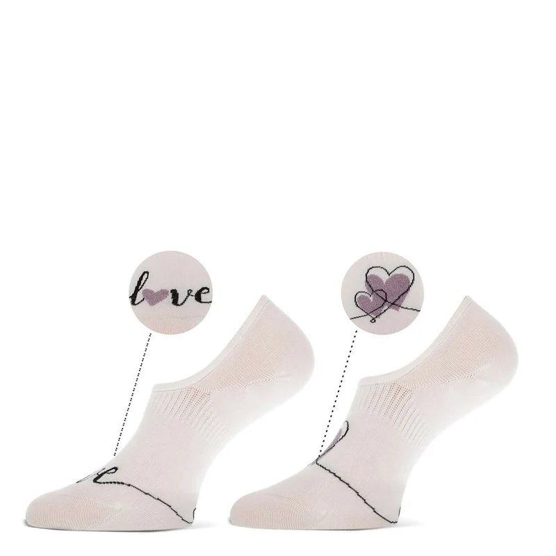 Lyss Footies Dames 2-pack