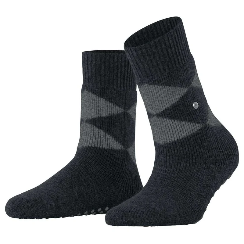 Cosy Argyle Merino Huissokken Dames