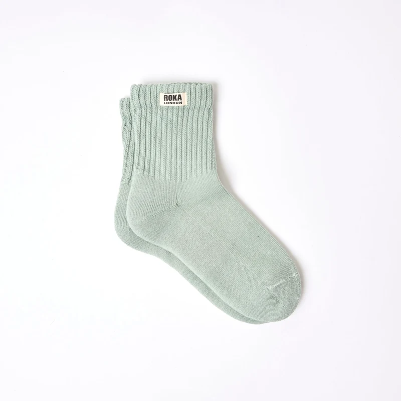 ROKA Windsor biologisch katoenen sokken | Matcha