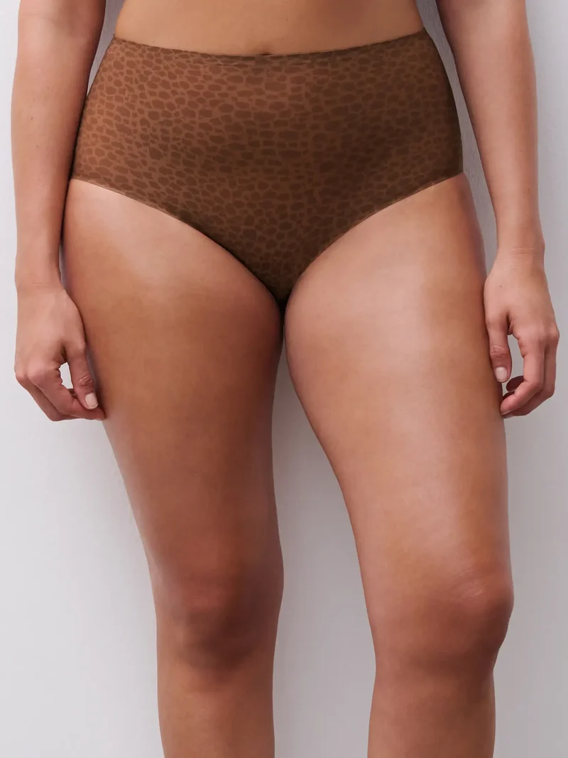 Chantelle naadloze taille slip - Soft Stretch - High waist brief - Wild Brown