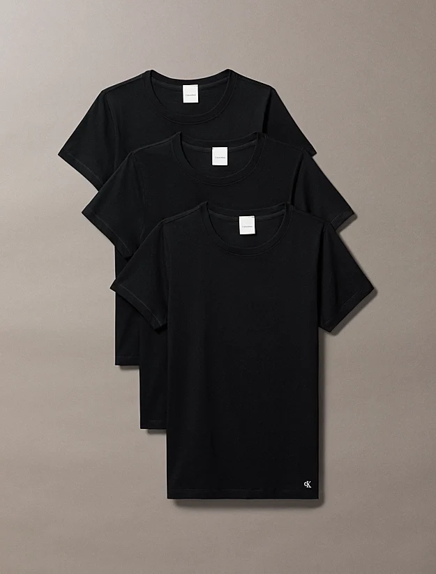 Calvin Klein 3-pack dames lounge T-shirts - Crew neck