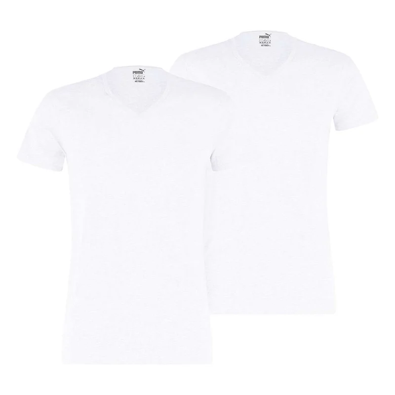 V-Hals T-Shirt Heren 2-pack
