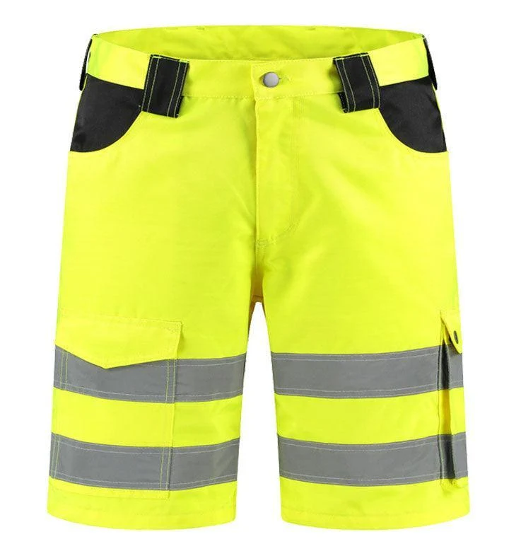 RWS korte werkbroek geel