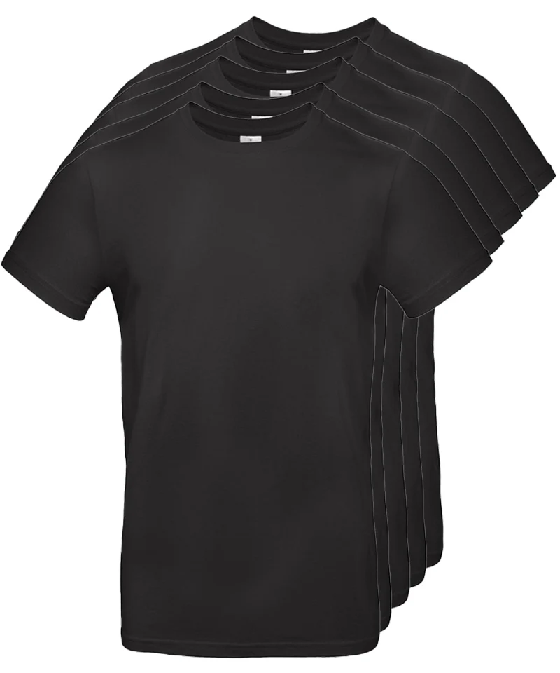 T-shirt pakket katoen 5 pack
