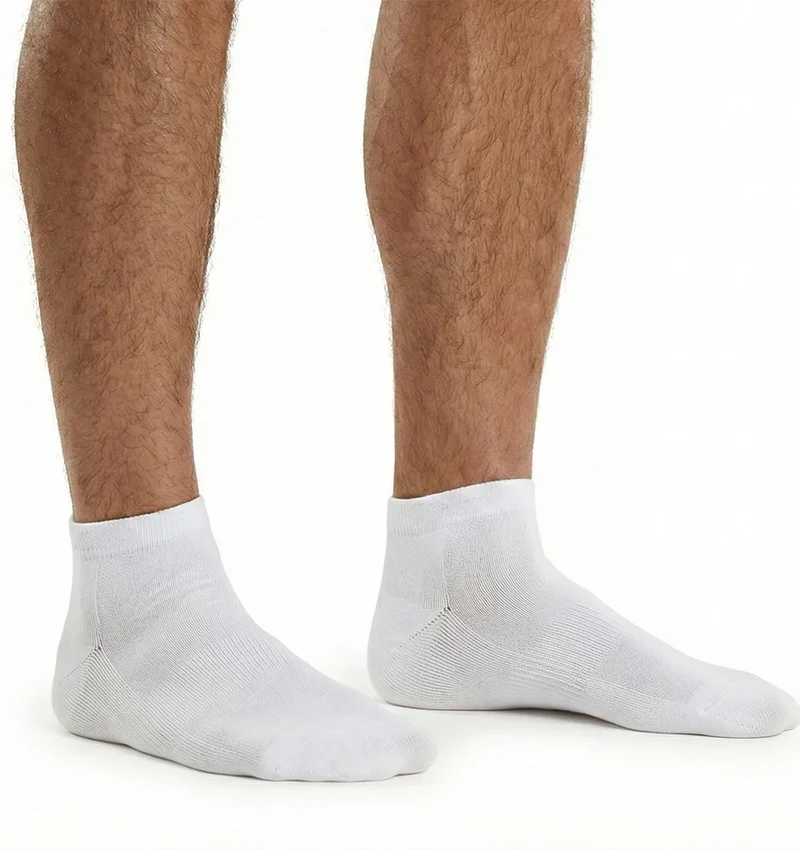 FALKE 2-paar Happy heren sneaker/quarter sokken