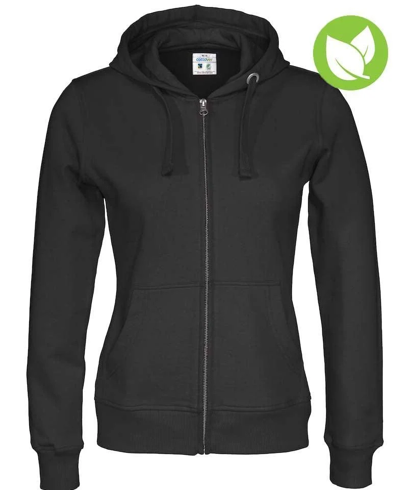 Cottover vest met capuchon dames