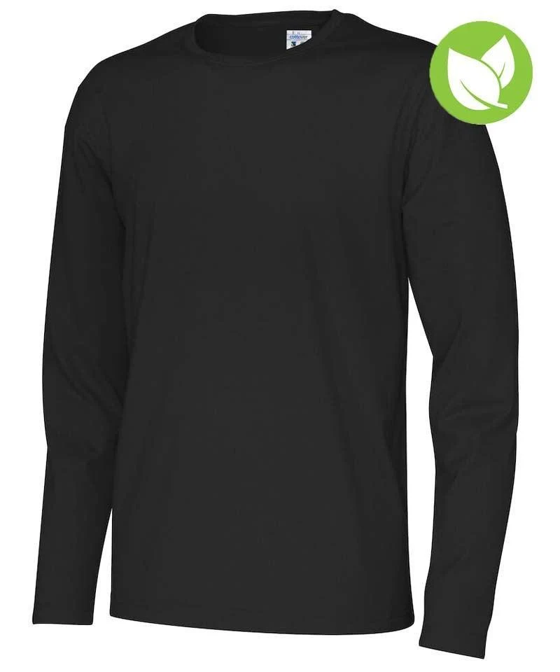 Cottover t-shirt met lange mouwen heren