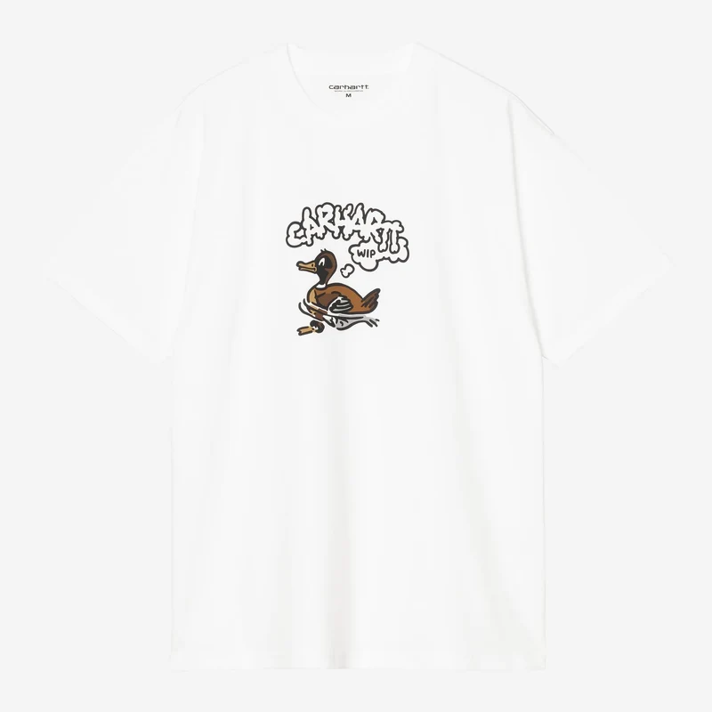 Carhartt WIP Heren Duck Duck T-shirt | Wit