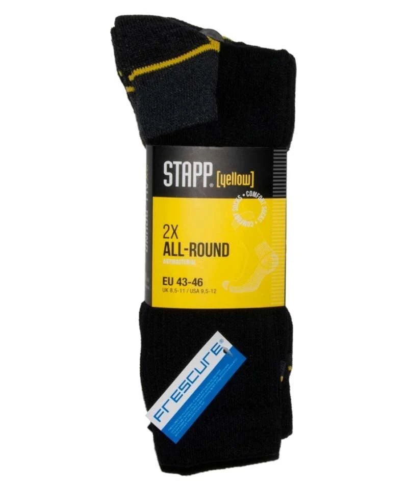 Werksokken Stapp Yellow All round 2-pack