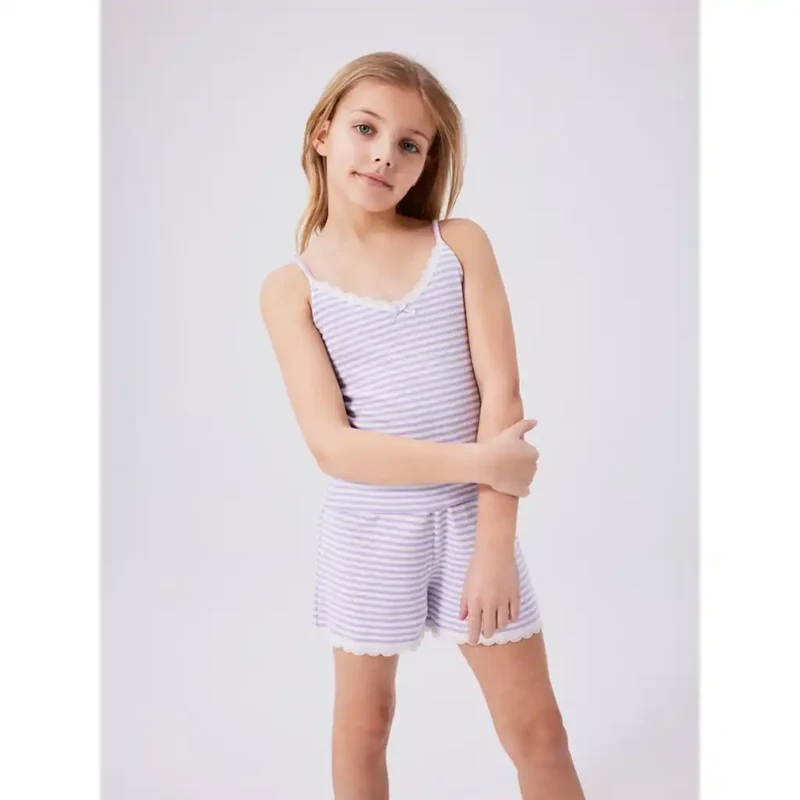 Name it meisjes pyjama set - Heirloom Lilac