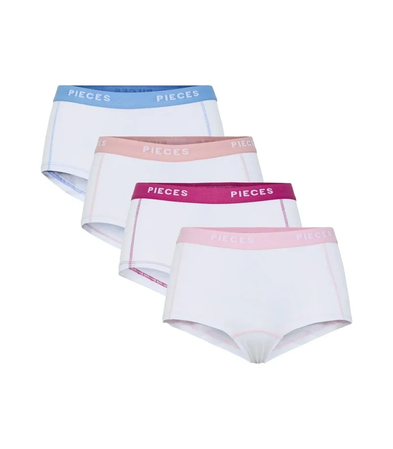 Pieces 4-Pack Dames short - Pack Pin