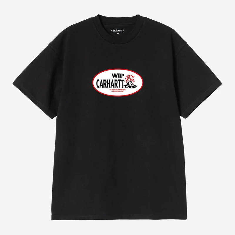Carhartt WIP Harlekijn BBQ T-shirt voor heren | Zwart