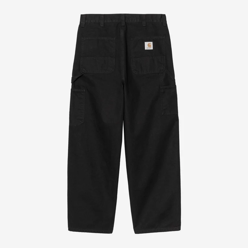 Carhartt WIP Heren OG Single Knee Broek | Zwart met steenwassing