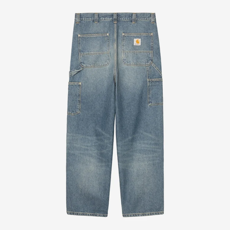 Carhartt WIP Heren OG Double Knee Broek | Blauwe Grind Wash