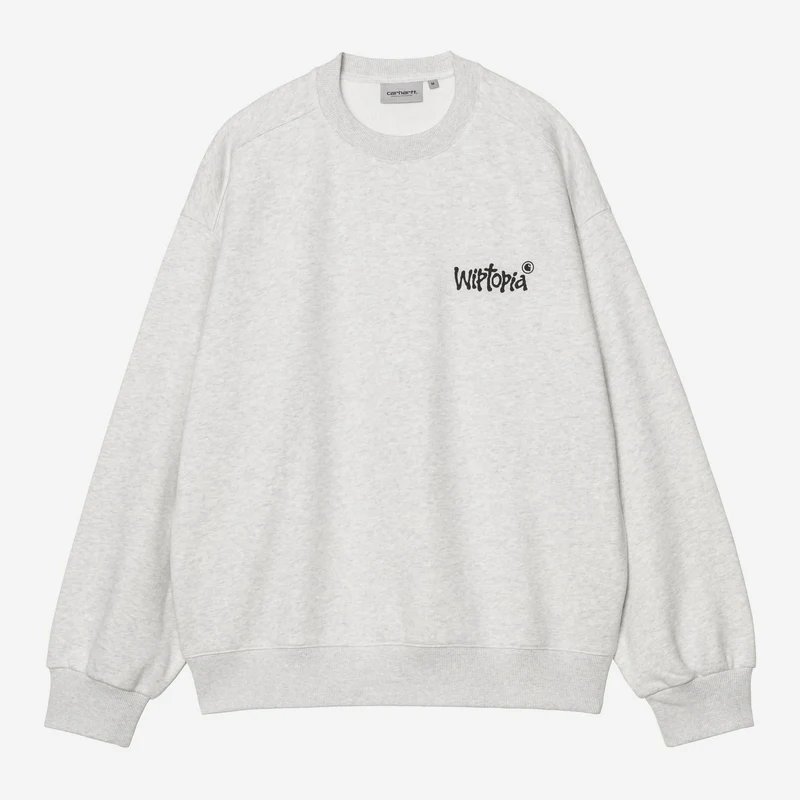 Carhartt WIP Heren Wiptopia Sweatshirt | Ash Heather